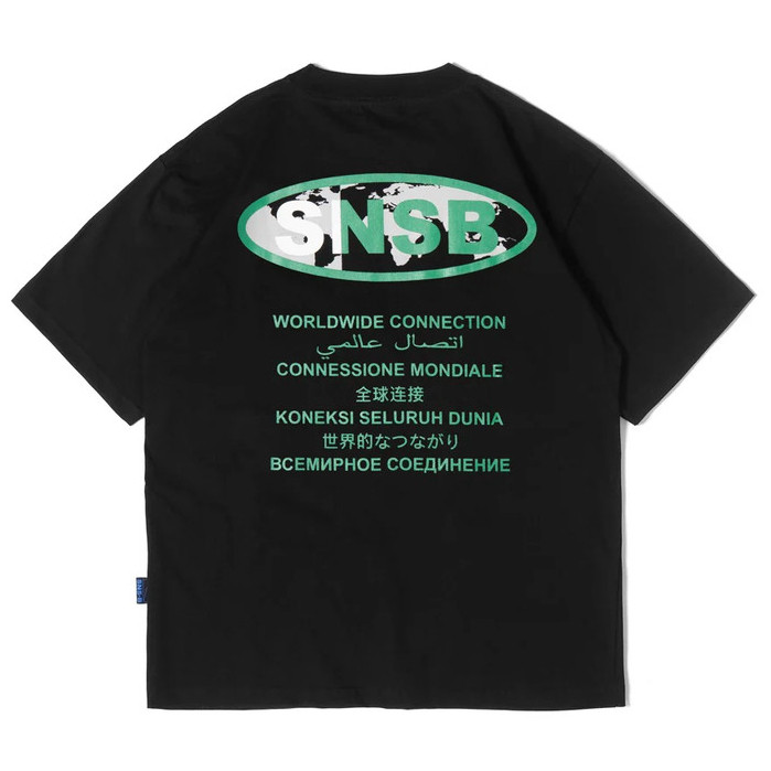 SNSB WORLD | CONNECT BLACK | TSHIRT | SORRYNOTSORRY.B | SNSB
