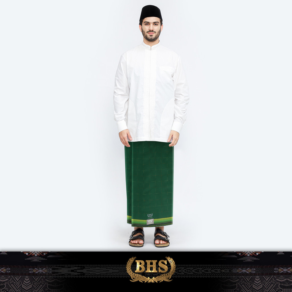 Sarung BHS Cosmo Silver Motif K26 PRC Hijau 02
