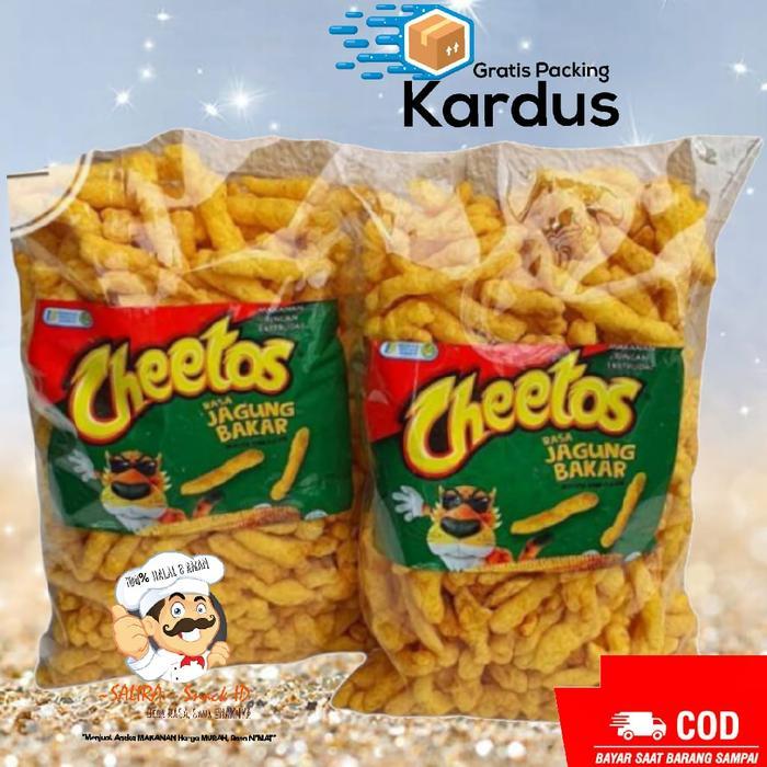 [1Kg] CHEETOS JAGUNG BAKAR Snack makanan ringan - JAGUNG BBQ, 1Kg