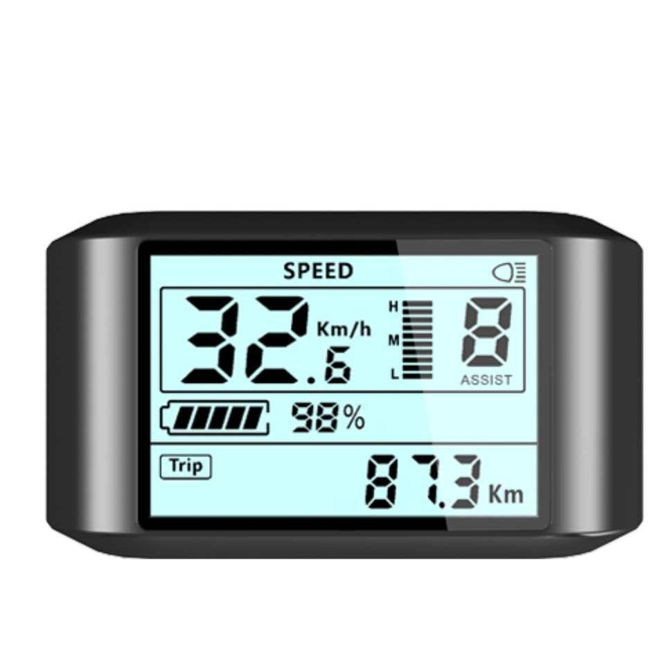 LCD750S(customized) splay Electric Bike trument Monitor eBike Speeder Replacement Parts Panel Bafang
