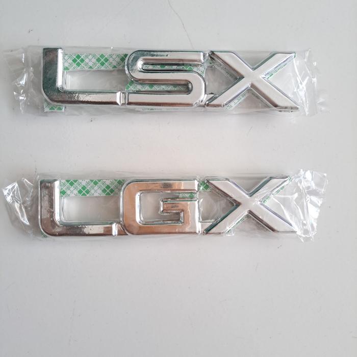 emblem logo stiker LGX LSX tempelan kijang lgx lsx mobil BEST