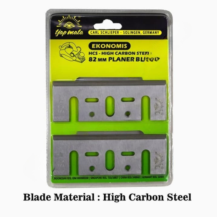 Mata Pisau Serut Kayu Planer Blade Ketam Tjap Mata Cap Mata