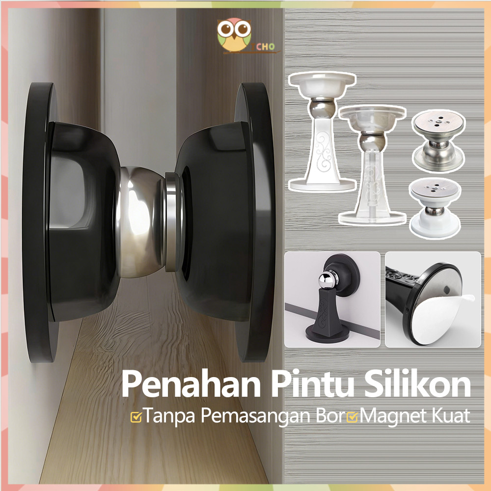 JCHO Penahan Pintu Door Stopper Magnetic Pintu Rumah Door Stopper Magnet Gantung Tempel Dinding Stop