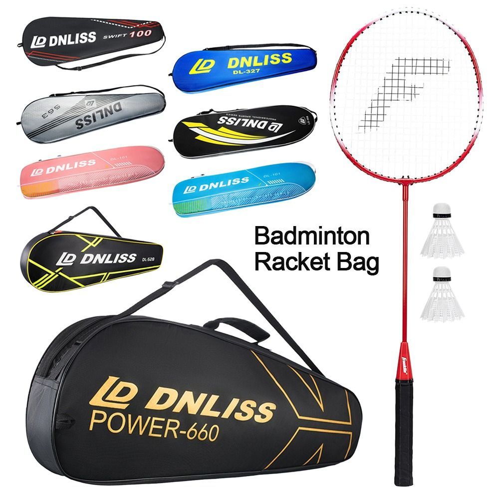 Badminton Accessories Thick Badminton Racket Bag Oxford Portable Racket Protective Cover Racket Carr