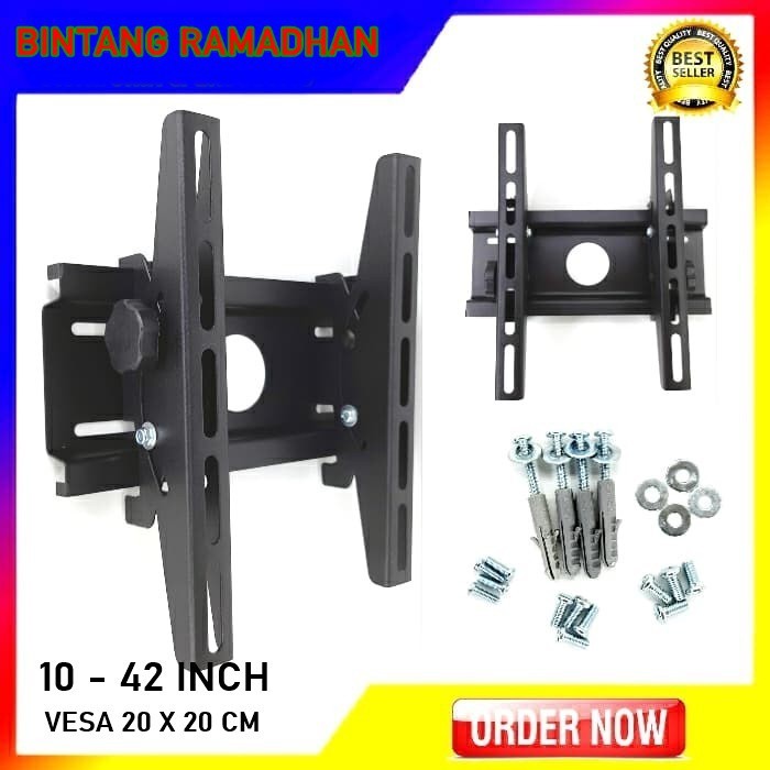 BRACKET TV UNIVERSAL 10 - 42 INCH / BRAKET TV LED / BRIKET TV LED