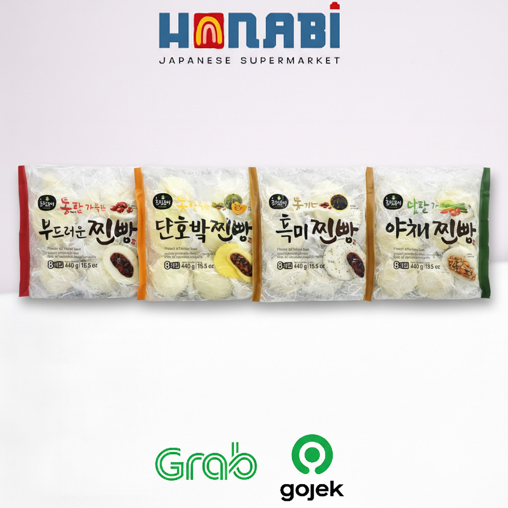 Choripdong Frozen Bun 440g (8 pcs) - Roti Bakpao Kukus Khas Korea