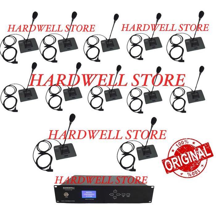 Paket Mic Conference / Paket Mic Rapat Hardwell Original (12 MIC)