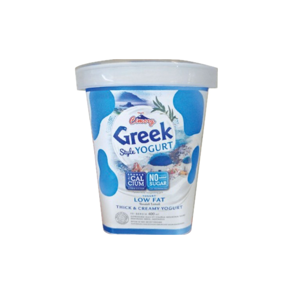 Cimory Yoghurt Greek Style Low Fat Cup 400 gr
