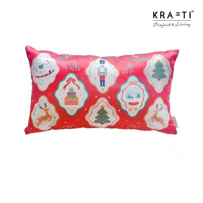 +PROMO+[ Perlengkapan Rumah ] Krafti - Bantal Natal / CHRISTMAS JOLLY SERIES / Bantal Sofa / Dekoras