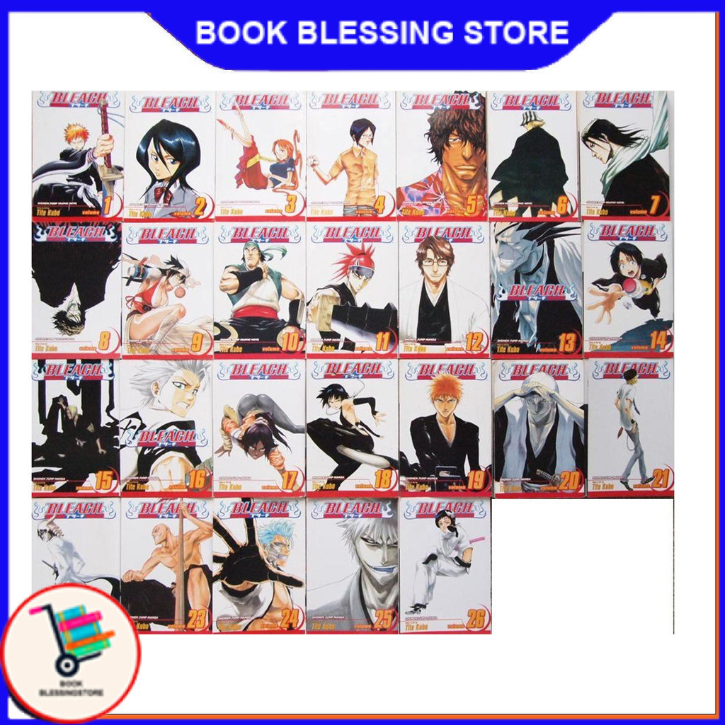 Komik Manga Bleach, 74 Books series (Engllish) - Book Blessing Store