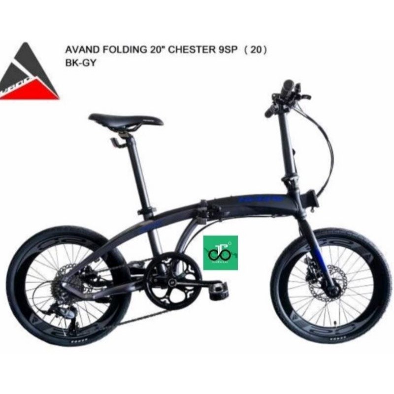 Sepeda lipat 20" Avand Chester IX (9 speed) new