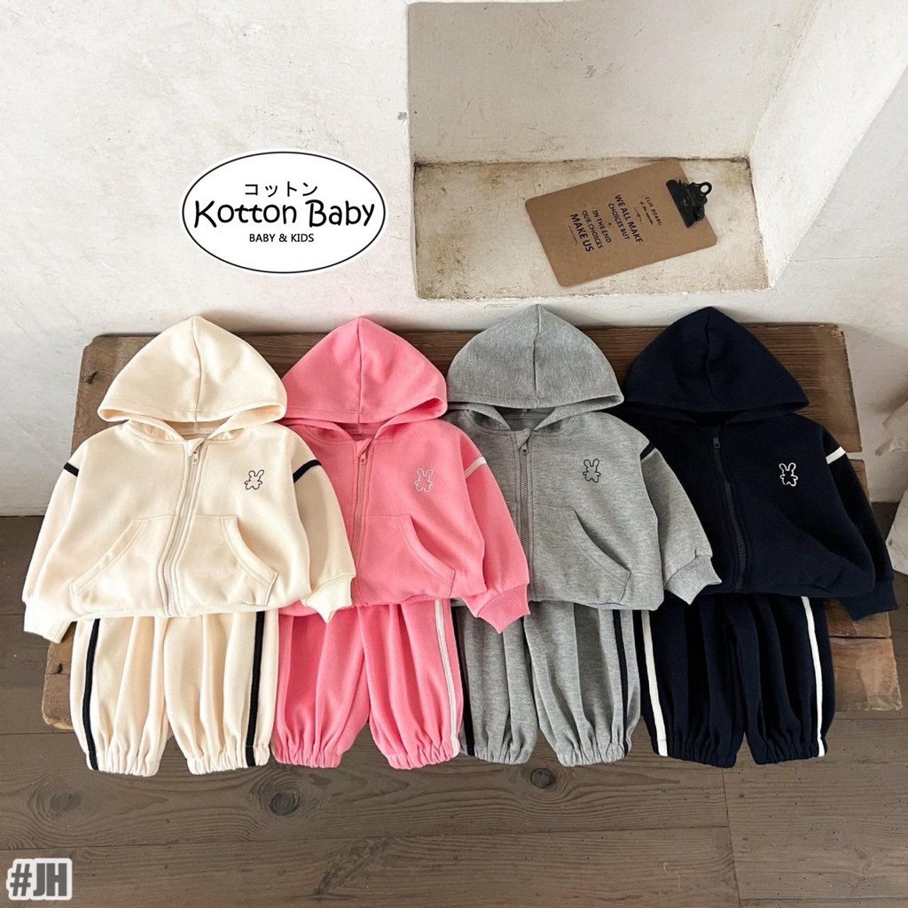 1-4 thn | Jaket Sweater+Celana Anak Jacket Coat Karakter Unisex kotton baby catalog JXXJ JH