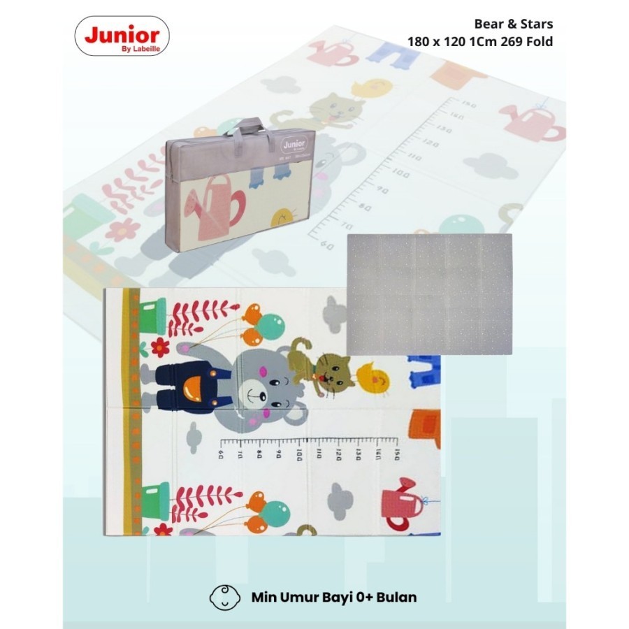 Playmat Baby 1cm Junior Labeille Playmate Premium Lebar Tebal Karpet Matras Bayi / souvenir spesial 