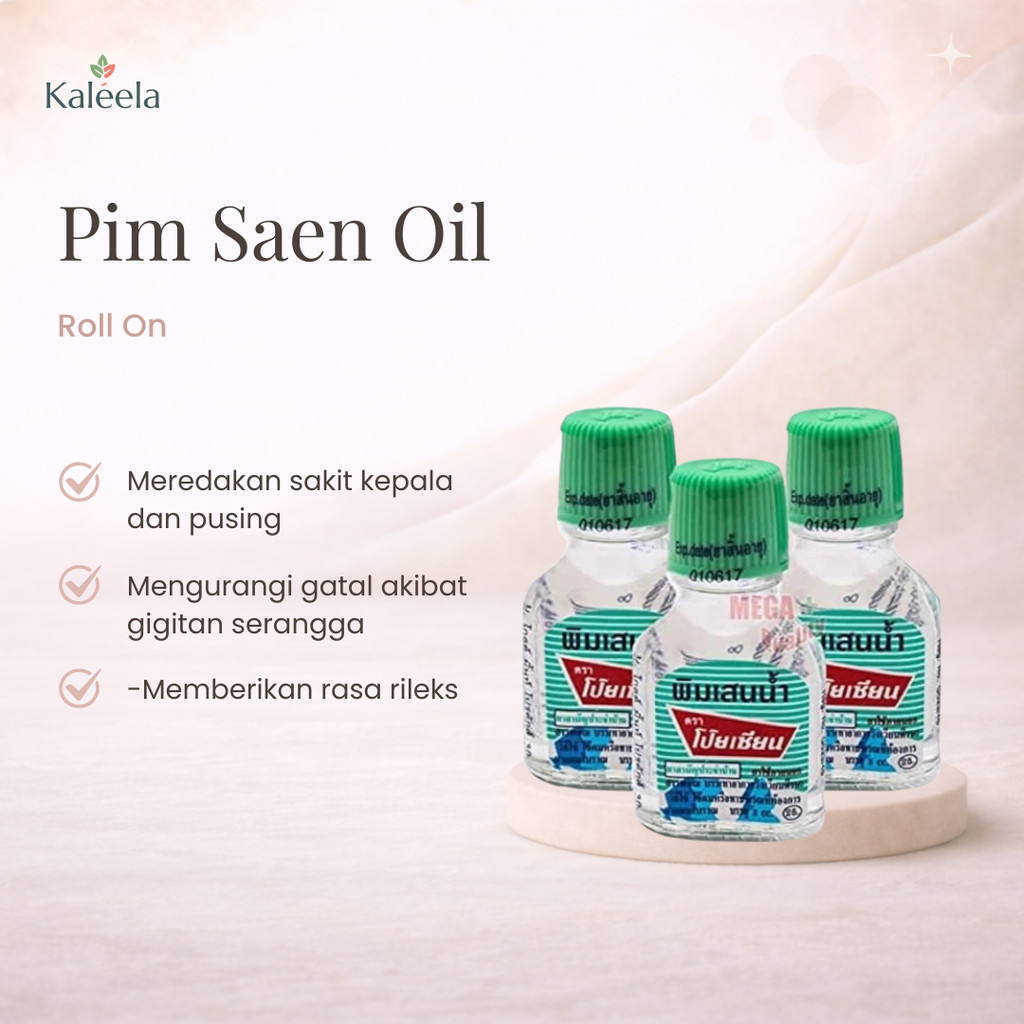 Pim Saen Oil Poy Sian 3cc Minyak Angin Poy Sian Thailand Original Poy Sian Oil