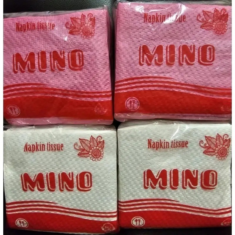 Tissue Napkin Putih Warna / Tissue Meja Makan / Tissue Belah 2 Lipat