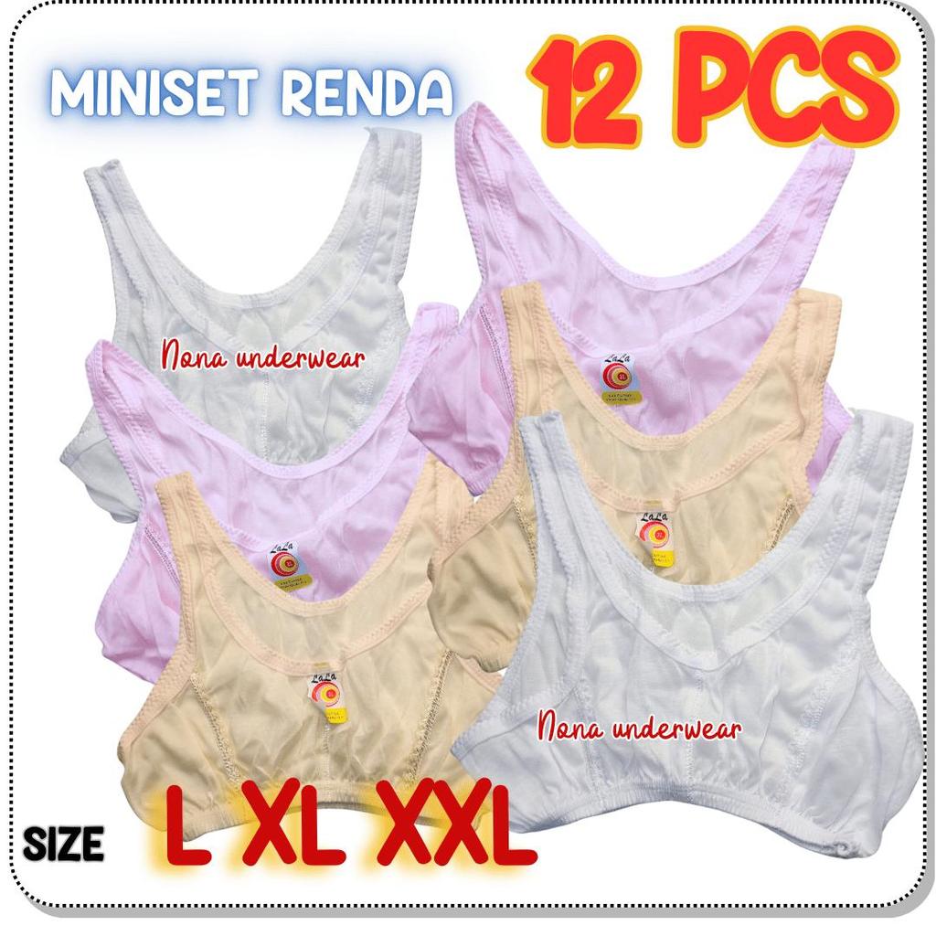 MURAH MERIAH 12 PCS MINISET BLUS ANAK  BH BRA SMP SMA REMAJA DEWASA MURAH FASHION UNTUK CEWEK