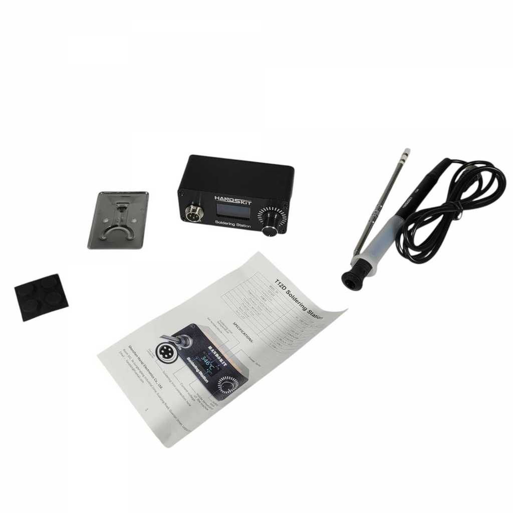 Handskit Solder Station Adjustable Temperature Anti-Static OLED 72W - T12A
