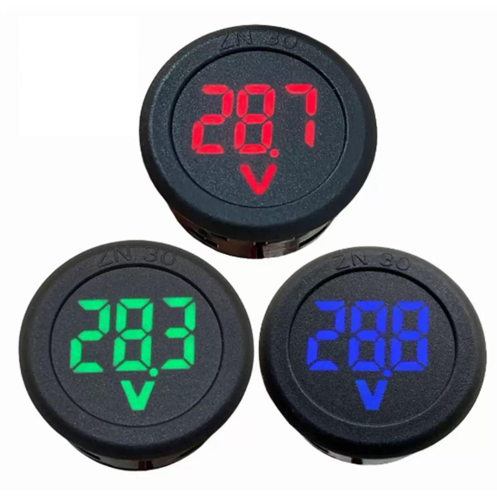 DC 4-100V DIGITAL VOLTMETER BULAT 2 KABEL