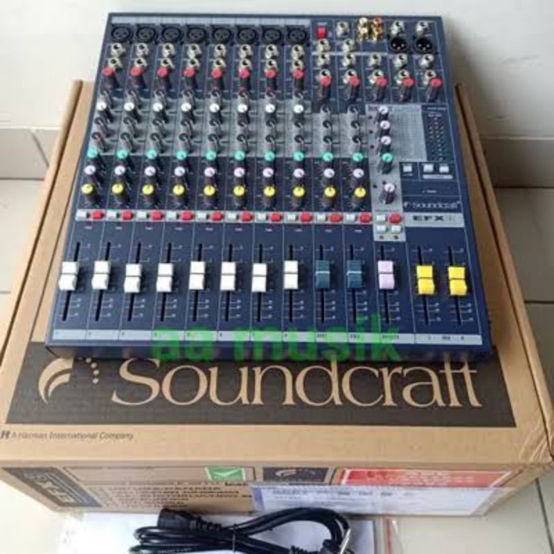 Mixer Soundcraft EFX 8 MIXER 8 channel efx 8