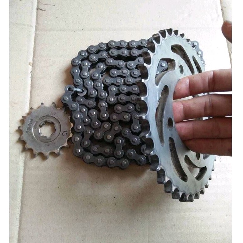 Gir set seken suzuki smash/gear set copotan suzuki smash/gir set suzuki shogun 110