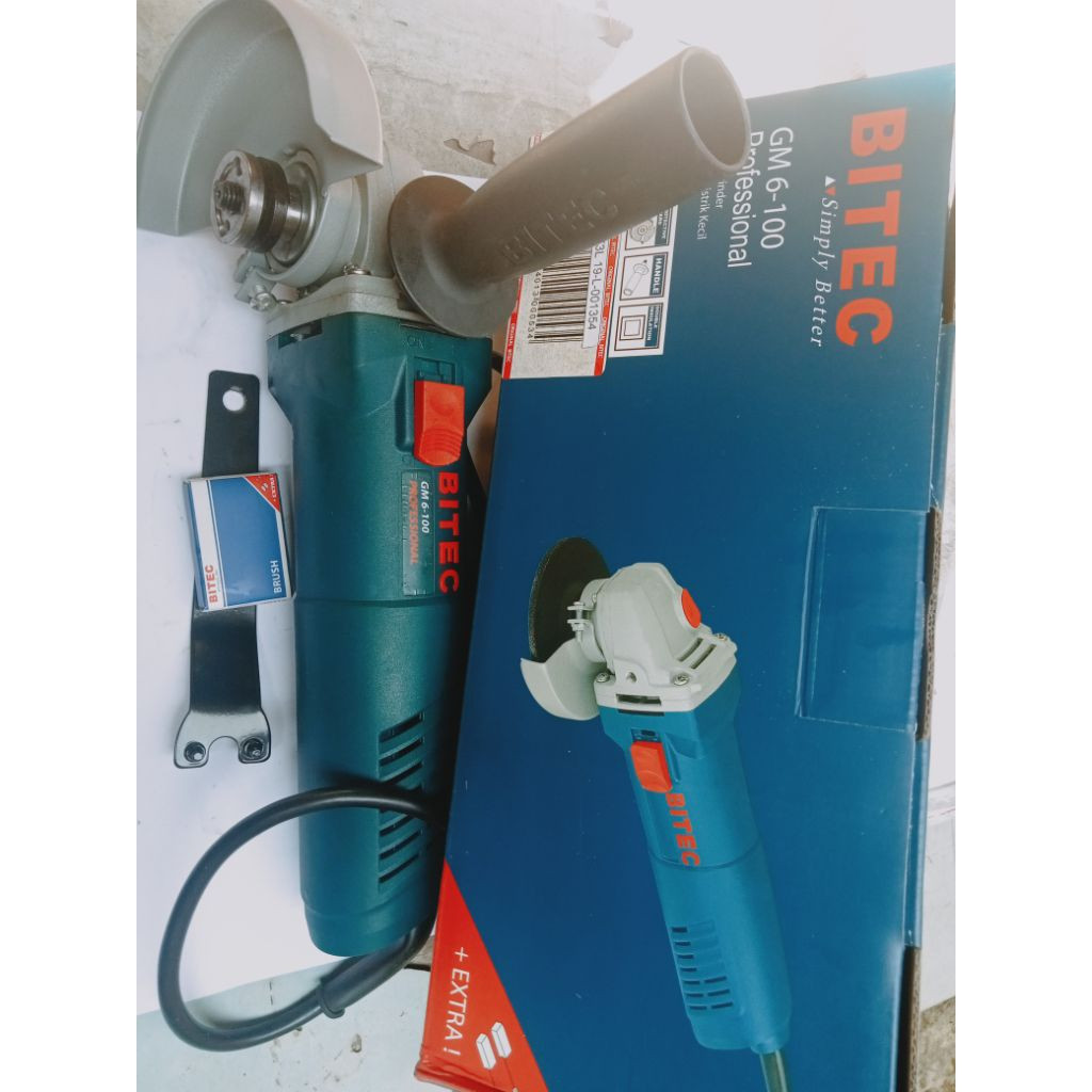 promo toko Mesin grinda tangan 4" Bitec GM6-100 Angle Grinder GM6_100 Bitec