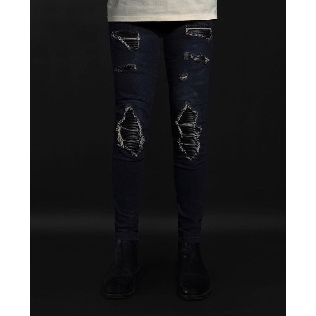 RUCAS Caviar Leather V2 - Dark Navy Jeans - 33