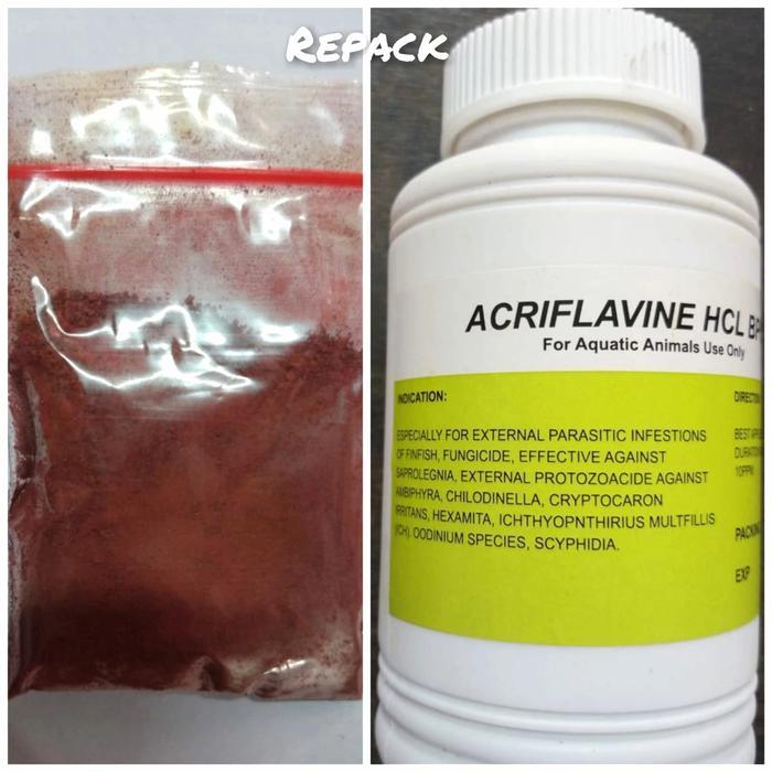 Acriflavine hcl bpc bubuk repack 10gr