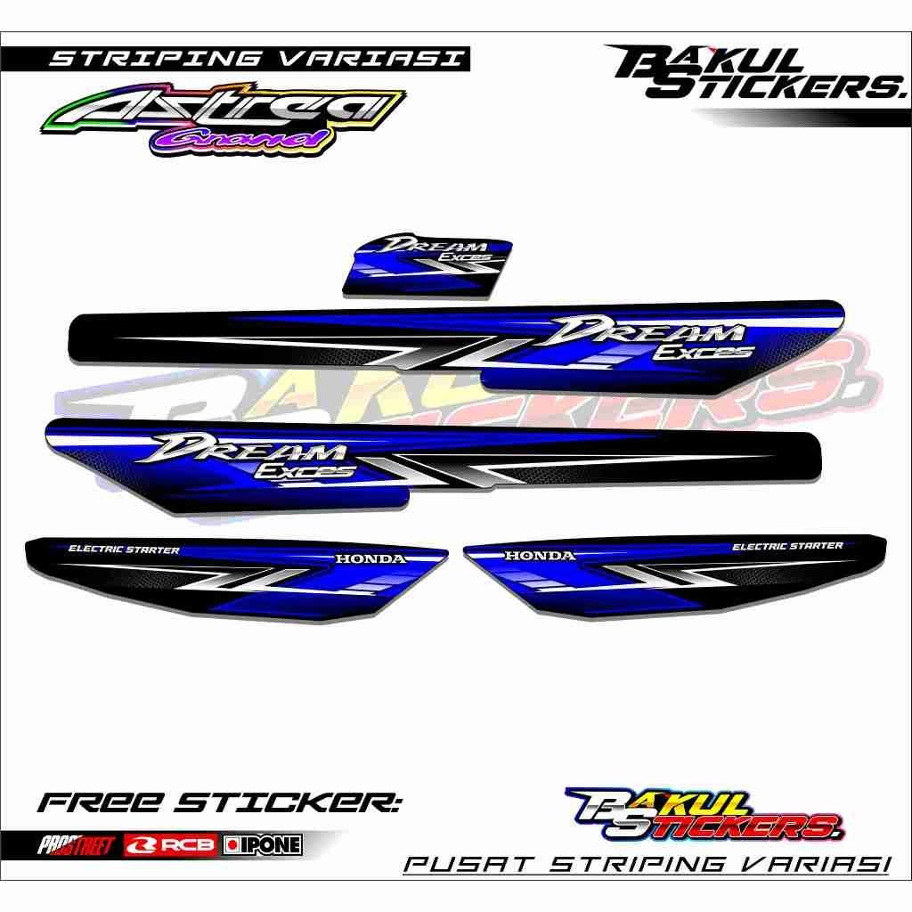 STRIPING VARIASI HONDA ASTREA GRAND / STICKER LIST MOTOR HONDA ASTREA GRAND