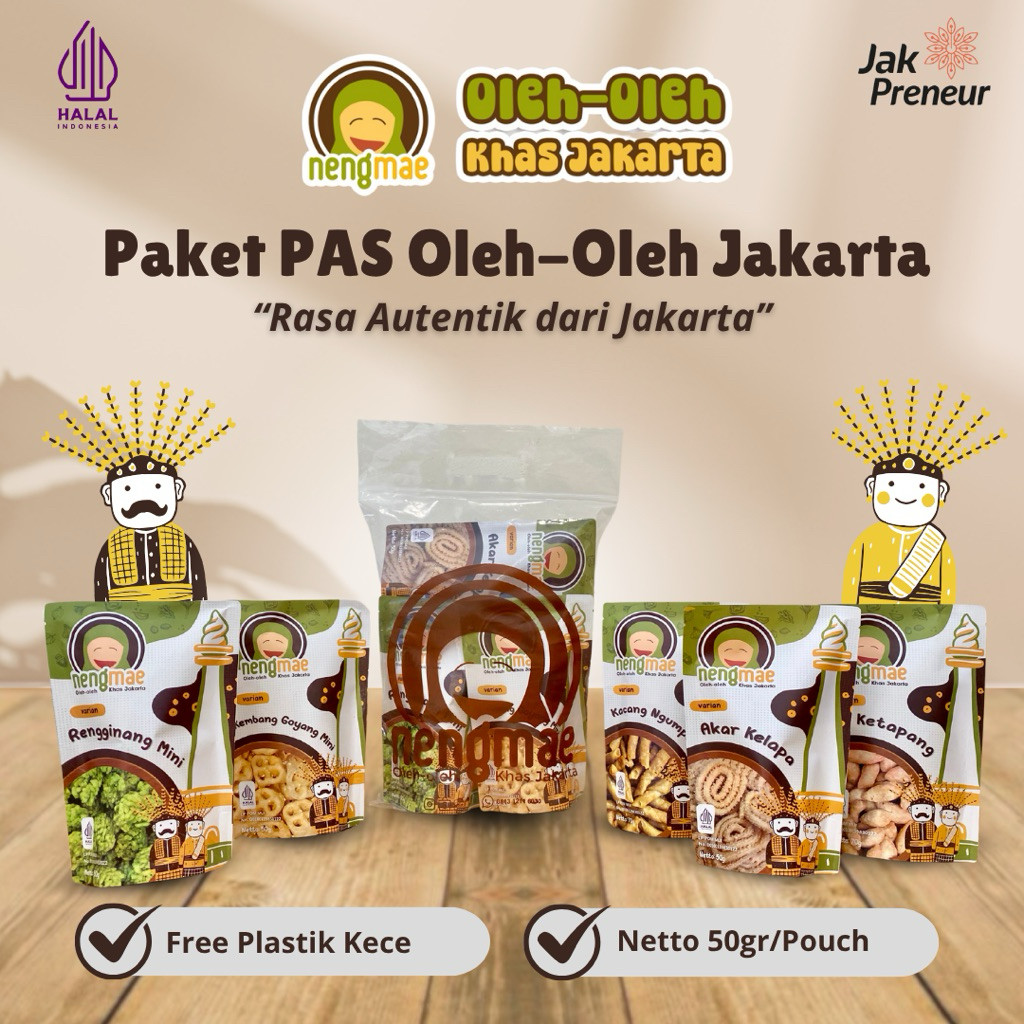 [TERMURAH] Paket PAS Oleh Oleh Jakarta LENGKAP Neng Mae