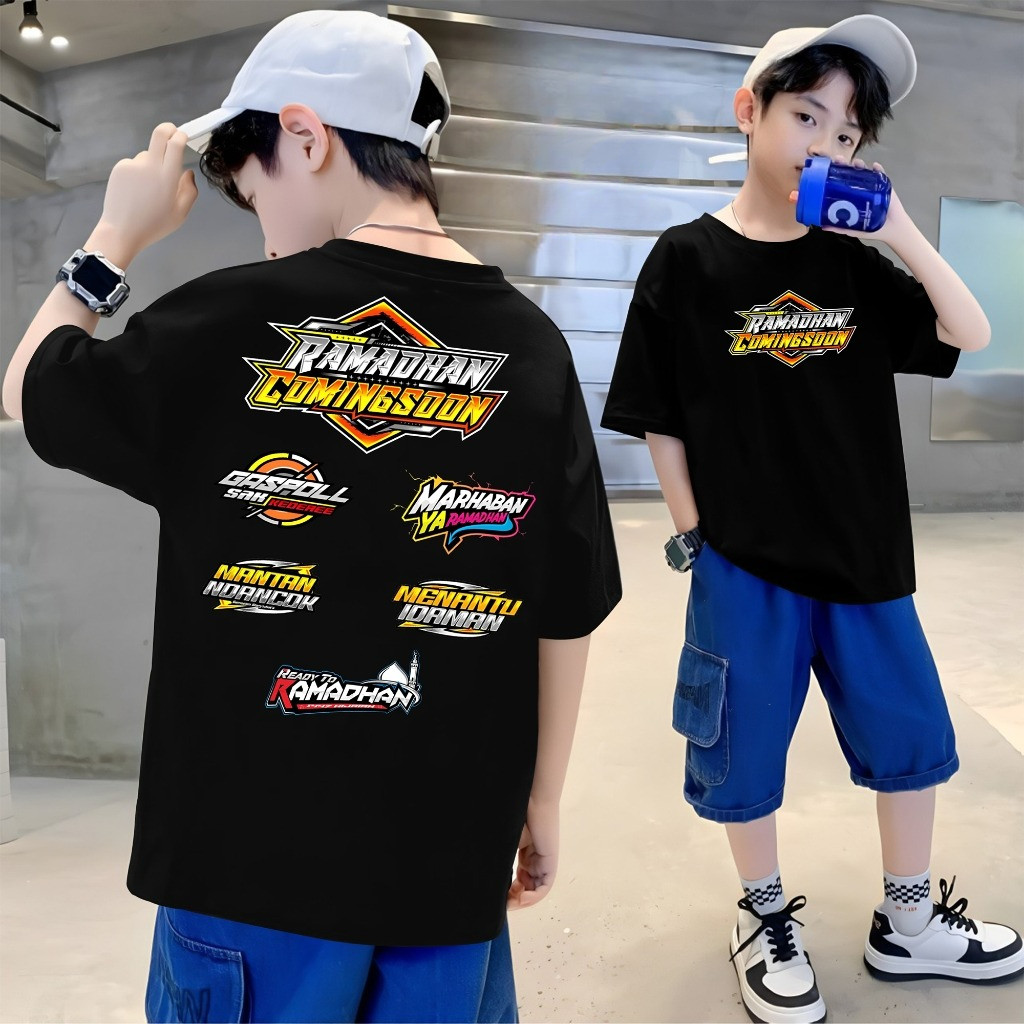[COD] Kaos Atasan Anak Edisi Ramadhan Race 2026 Marhaban Ya Balapan | Baju Drag Bike Ramadan Race Re