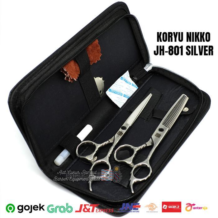 Gunting Potong Rambut Gunting Sasak Rambut Gunting Rambut Set KORYU NIKKO M3460