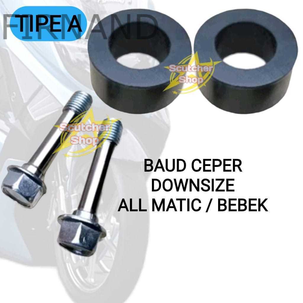 FIRN - REEADY STOK Baud Ceper As Shock Depan Set Karet Anti jedag jedug Grade A WsD