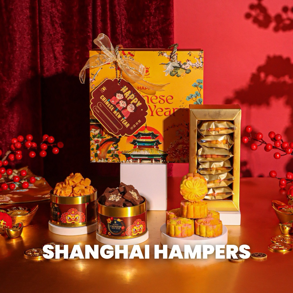 Hampers Imlek CNY by Miss Ogura Nastar / Pineapple Tart / Cookies / Kue Kering / Shiroi Koibito Terl