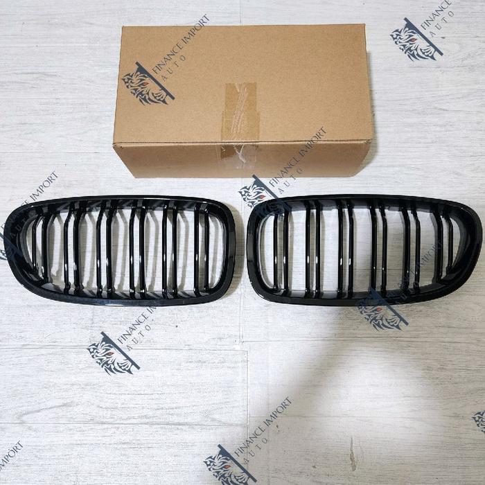 Grill BMW E90 Double Slate Black Glossy Grill BMW E90 LCI Facelift 2008-2012
