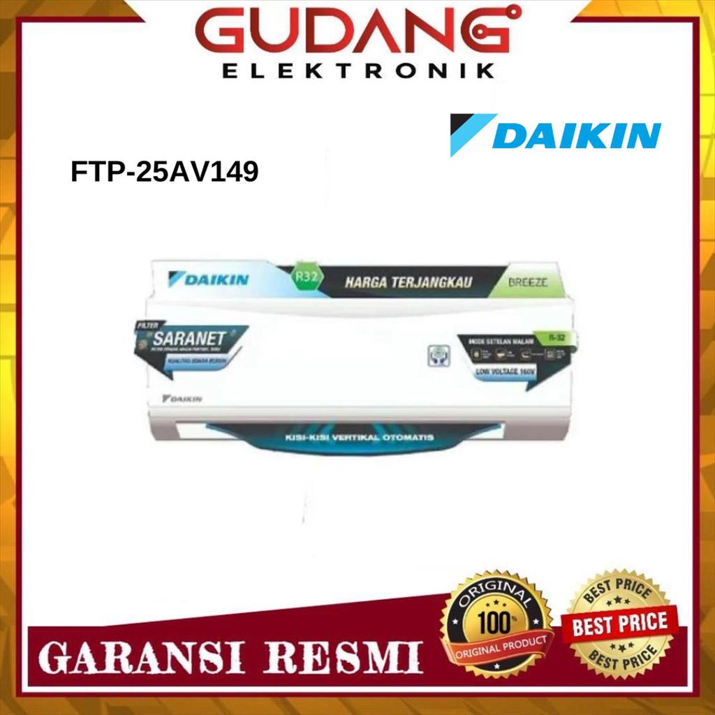 AC STANDAR 1PK DAIKIN FTP 25AV AC DAIKIN INDONESIA 1 PK FTP 25AV149