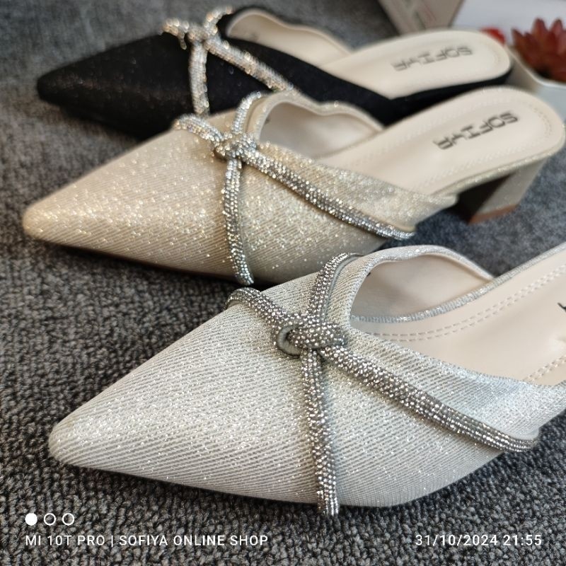 SOFIYA ORI 8046 1 SEPATU BUSTONG HILS WANITA IMPORT/ IMPOR / SEPATU HAK TAHU TINGGI  6CM / HEELS