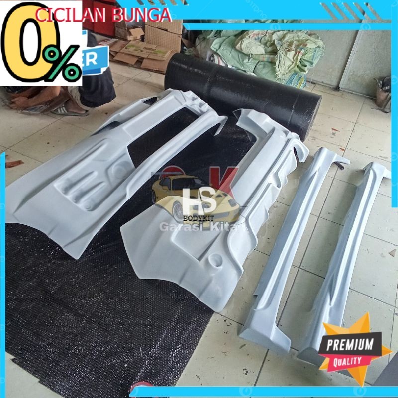 Bodykit Jazz Ge8 2008 Sampai 2014 s rs Adaptasi MUGEN RS Plus Aksesoris Lampu Eksterior Duraplek