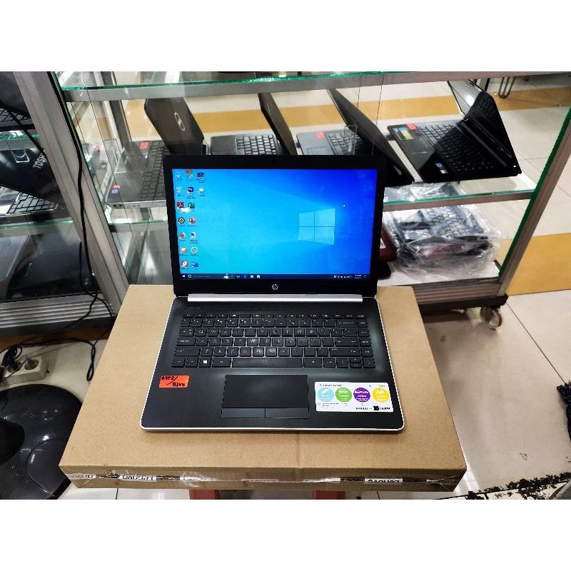 Laptop Hp super slim RAM 4GB SSD 128GB Generasi baru windows 10 Dunia Laptop2