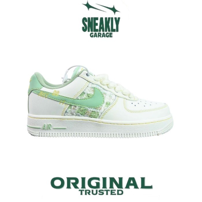 Sepatu Nike Air Force 1 Bouncle Green  Sneakers Unisex