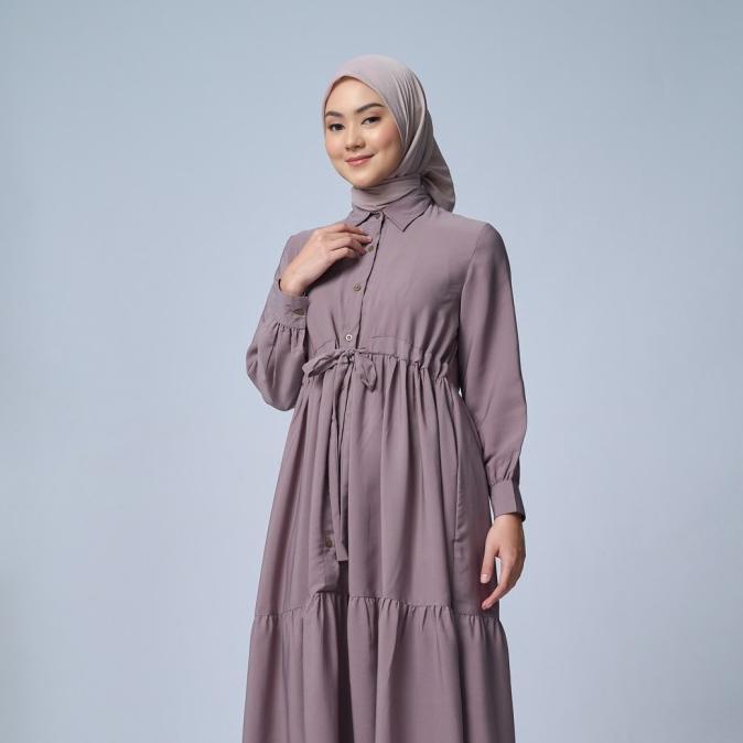 || PROMO ~`~ ZM Zaskia Mecca - Dee Coffee Gamis - Basic Daily ||~~~ - S