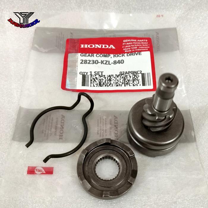 PINION STATER ASSY ORI OEM KZL BEAT FI, BEAT ESP, BEAT ECO, BEAT PO0