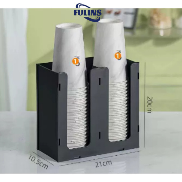Rak Paper Cup 3.5mm Cup Holder Akrilik Complete Organizer Paper Cup Organizer Cafe