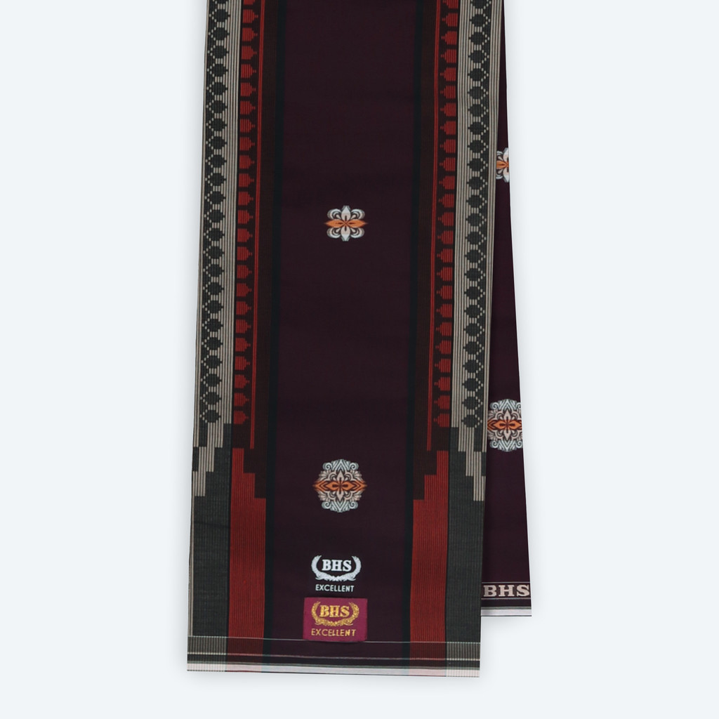 Sarung BHS Excellent Gold Motif E52 SGF SJ Merah