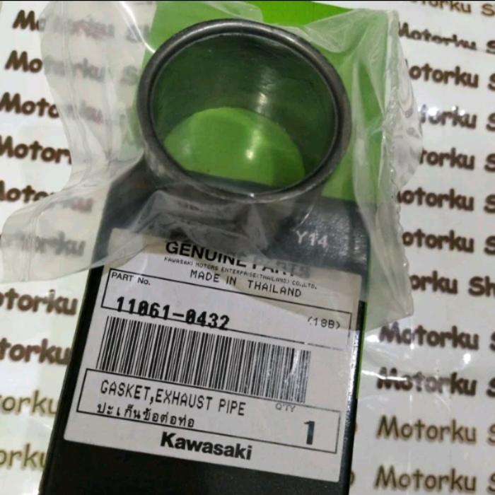 paking packing silencer sambungan knalpot ninja 250fi 250 fi new ori