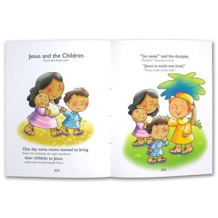 Alkitab untuk Balita Bilingual (English & Bahasa Indonesia) - Alkitab Balita (cover putih)