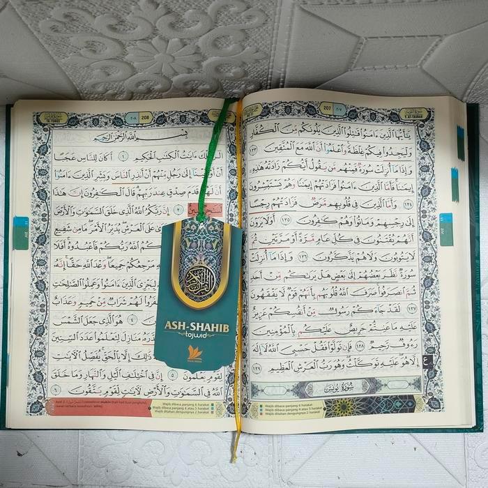 Alquran Ash Shahib Tajwid A4, Non Terjemah Alquran Ashahib Utsmani
