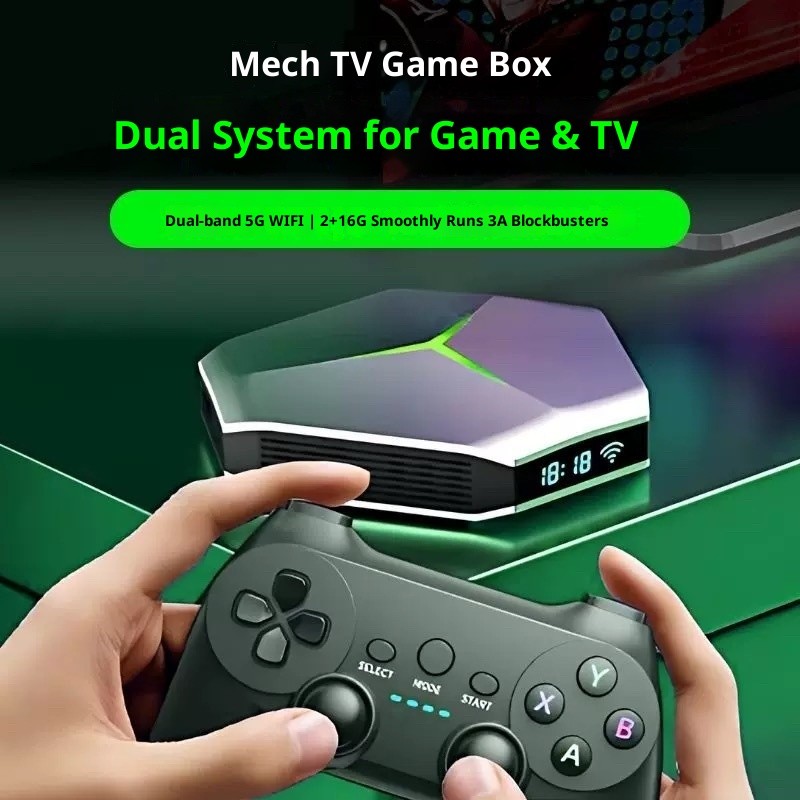 New5g Game Console Box Wifi Dual System Home 3a Game Console Quad Core Cloud Computer Game Wireless 