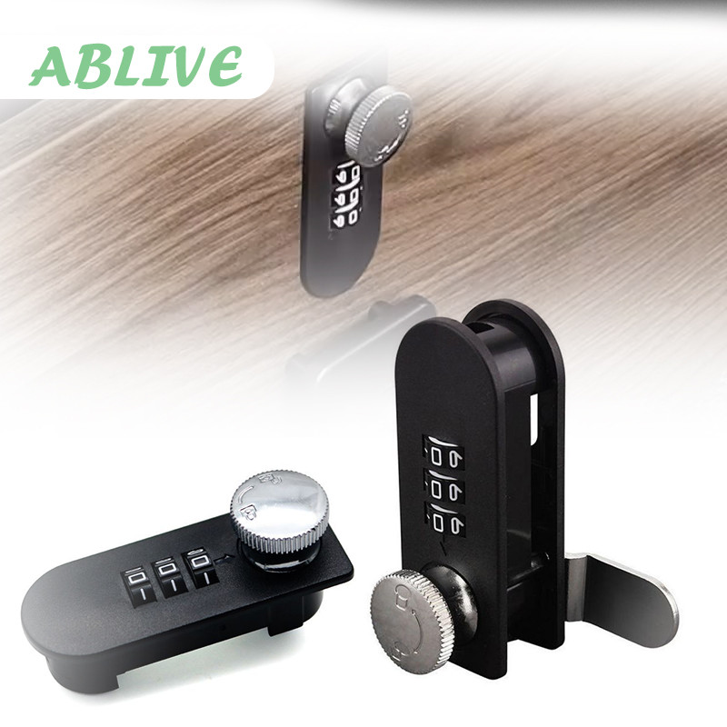 Kunci Lemari Digital Kombinasi 3 Digit Kunci Laci Lemari Kunci Kamera Mekanik Kombinasi Kunci Lemari