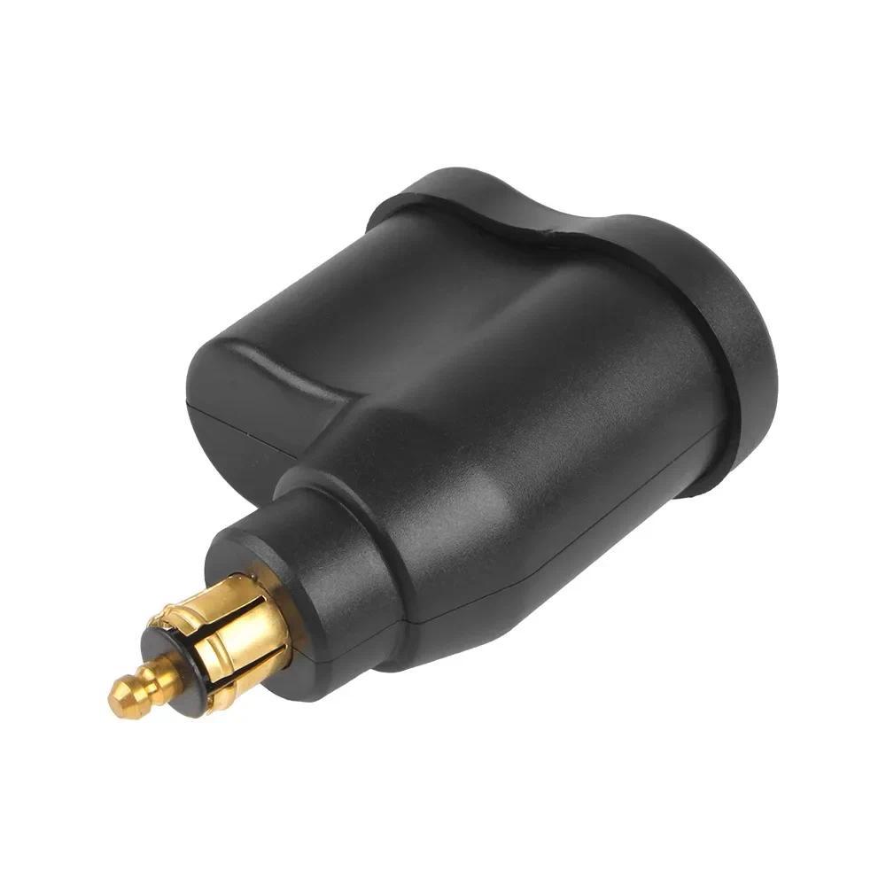 Universal Motorcycle Dual USB Charger Power Adapter Plug Hella DIN Socket For BMW R1250GS R1200GS F8