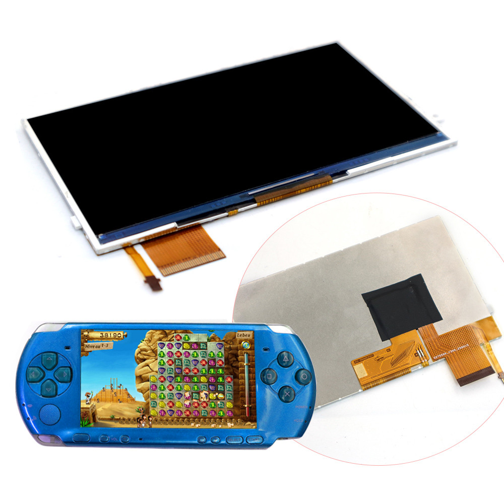 For PSP3000 Drop in IPS LCD Screen Highlight High Brightness For PSP 3000 Console No Need Solder